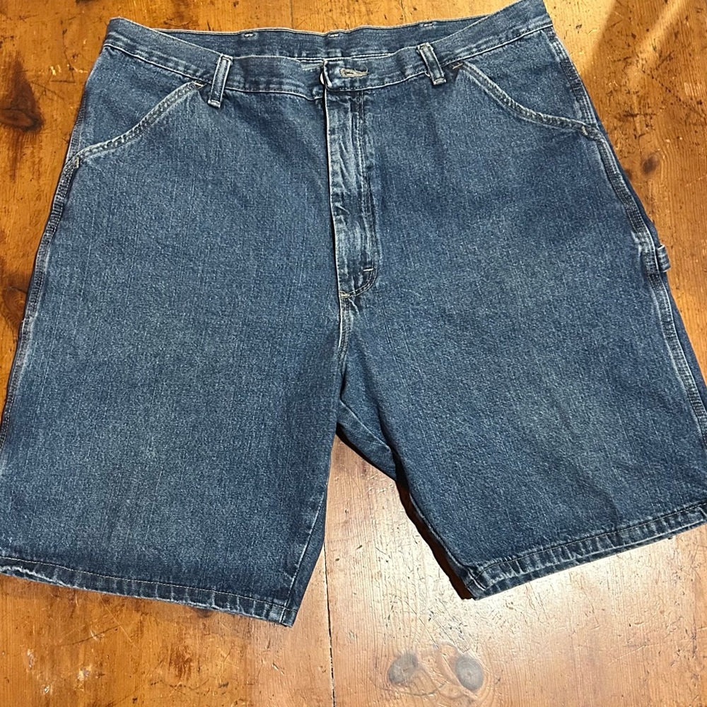 Wrangler Men's Dark Blue Jean Shorts